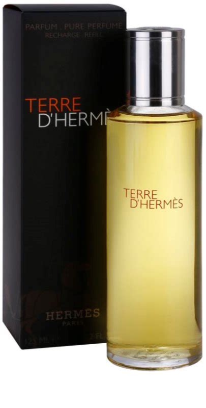 terre d hermes parfum refill 125 ml|terre d Hermes perfume for men.